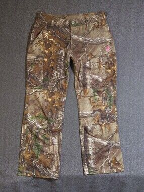 Game Winner Women's Camo Cargo Pants - Brown/Green Realtree Sz XXL